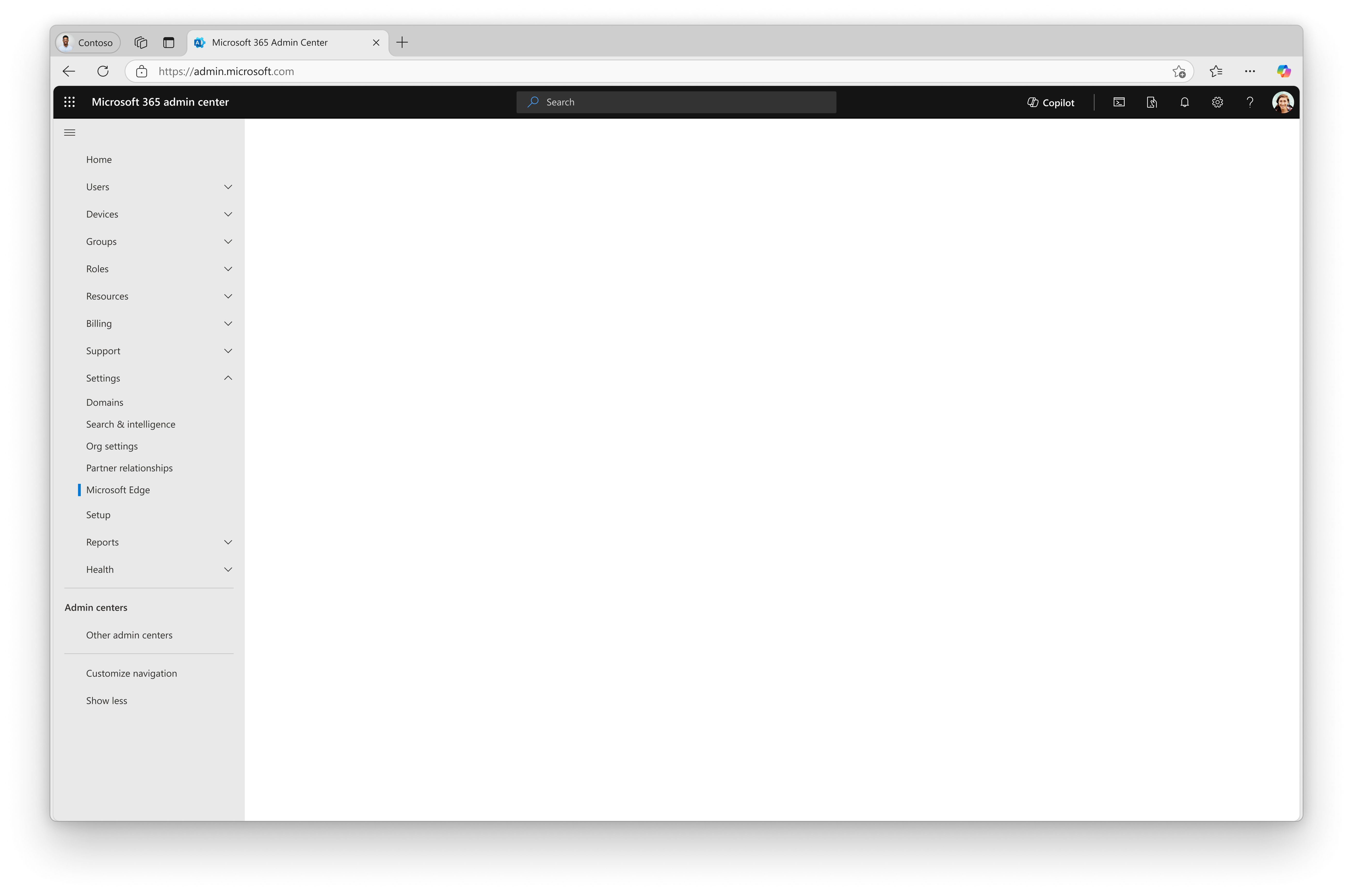 Microsoft 365 admin center