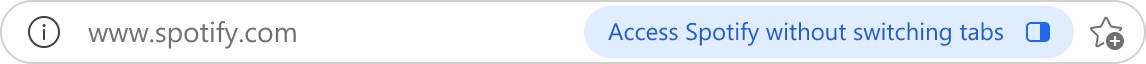 Notification in omnibox